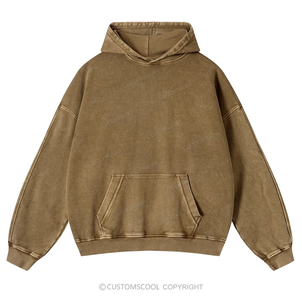 Mexico Casual Washed Hoodie