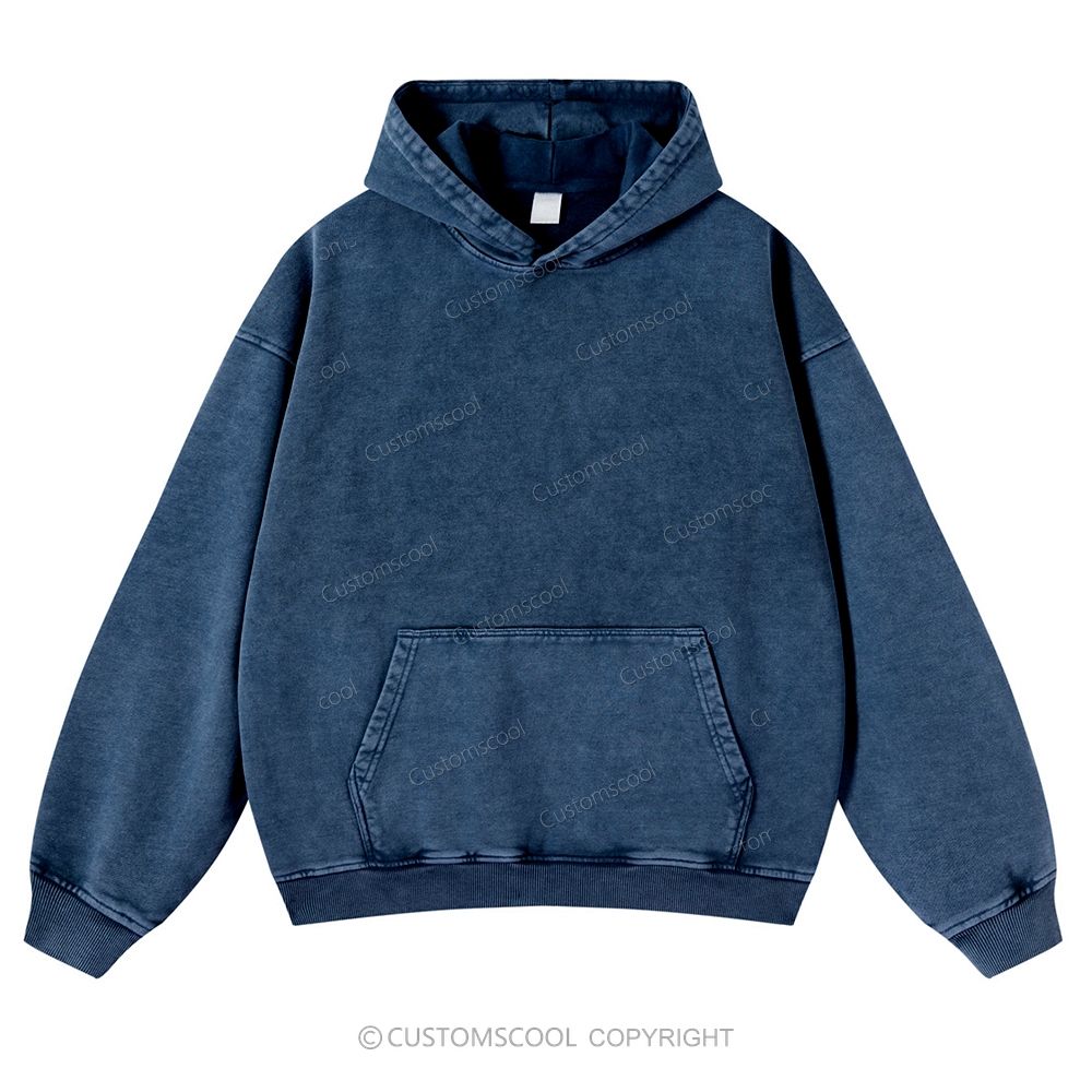 Mexico Casual Washed Hoodie