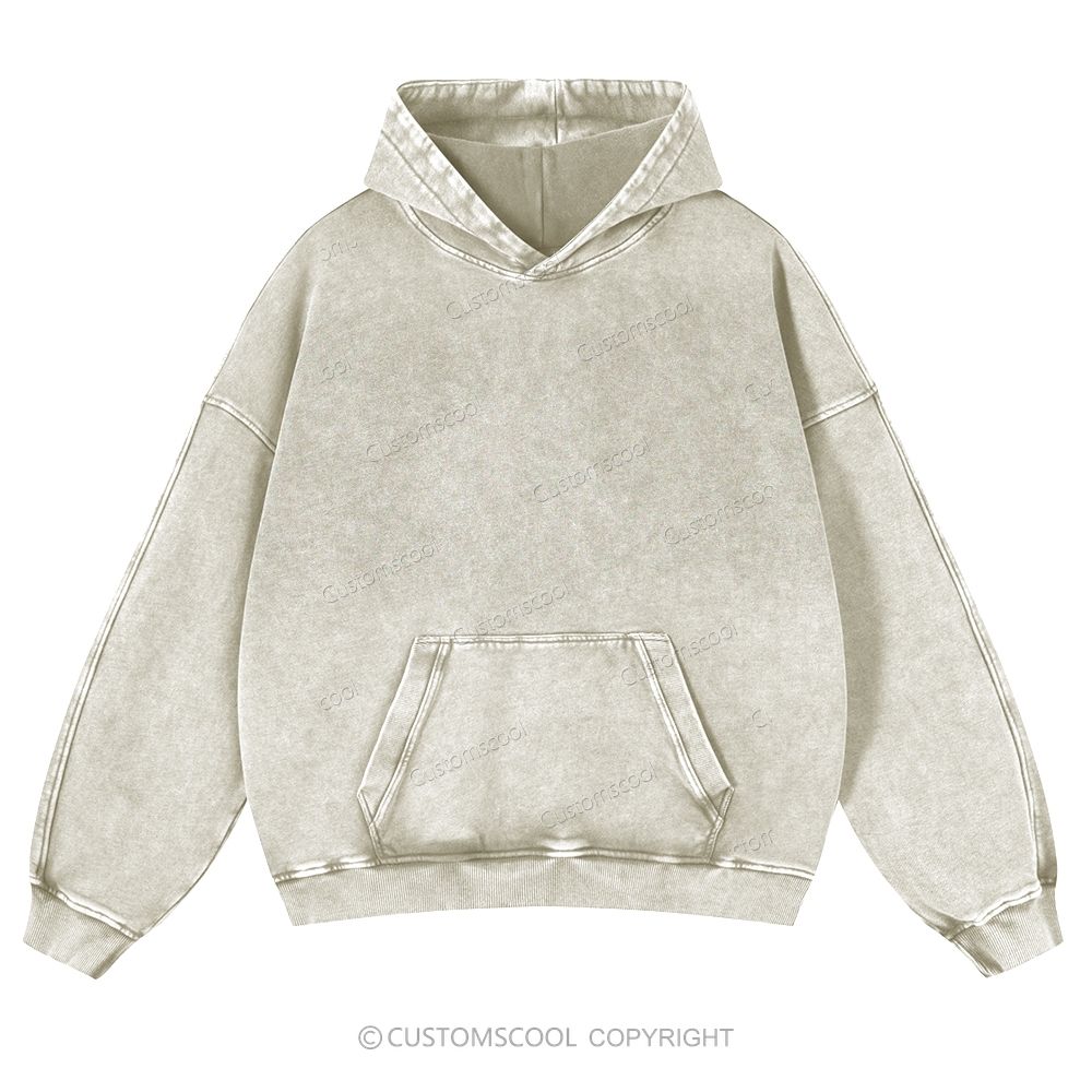 Mexico Casual Washed Hoodie