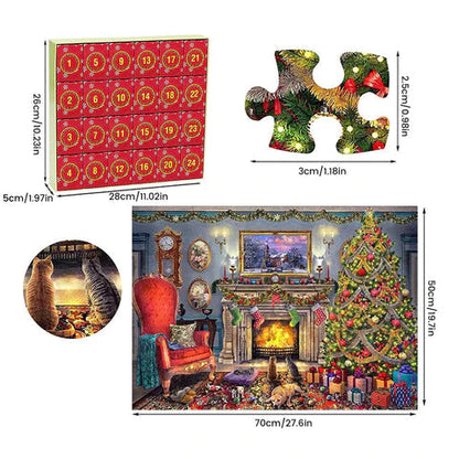 Luxury puzzle advent calendar