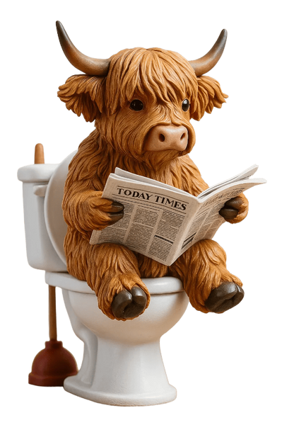 🐮Advent calendar with Highlander 2025🎄✨ - Handmade 3D doll with Highlander (24 parts)