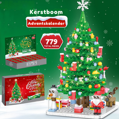 Christmas tree advent calendar