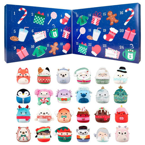 🎄Squishmallows Original 24-Day Micromallows Holiday Plush Advent Calendar🎄