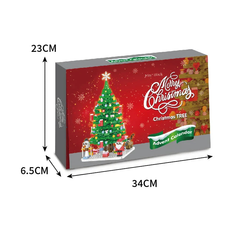 Christmas tree advent calendar