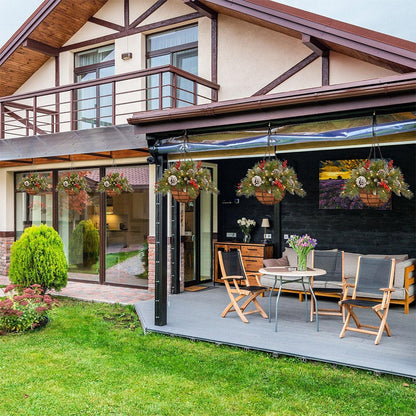 🔥Buy 1 Get 1 Free🔥Pre-Lit Artificial Christmas Hanging Basket