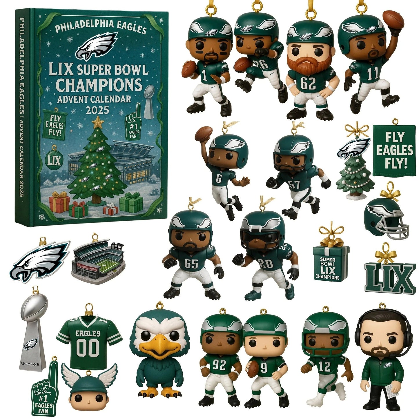 Eagles LIX Super Bowl Champions Advent Calendar 2025